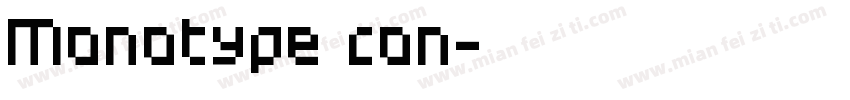 Monotype con字体转换